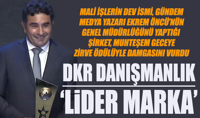 DKR Danışmanlık Türkiye Lider Marka Ödülünü aldı